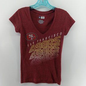 NFL team apparel san francisco tee size small women's